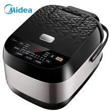 美的（Midea）電飯煲 鉆石紋理上蓋 金屬拉絲機(jī)身 匠銀聚能厚釜內(nèi)膽4L電飯鍋MB-40EASY202